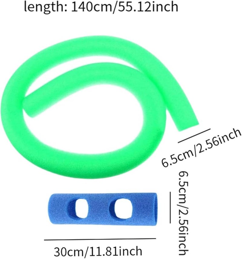 Green Blue Pool Noodles Flexible Swim Buoyancy Sticks Outdoor Water Game Toy - Image 3